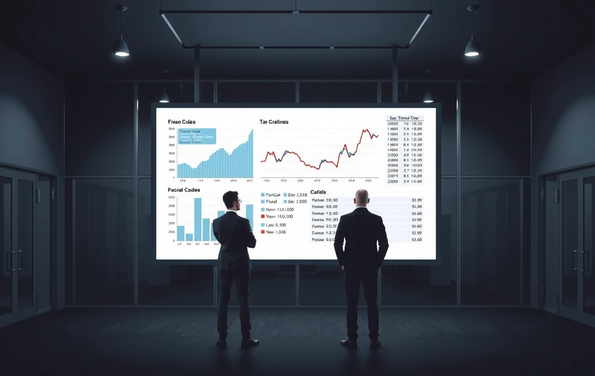 Professional team analyzing payroll data